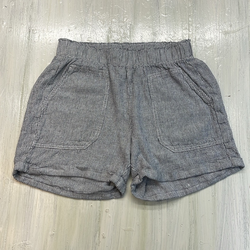💚5/$25 SALE!💚 Briggs New York Blue Striped Linen Blend Cargo Short Sz S